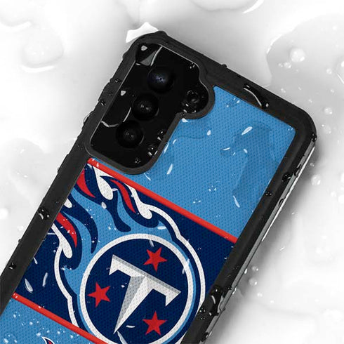 NFL Tennessee Titans Zone Block Galaxy S23 Plus Waterproof Case