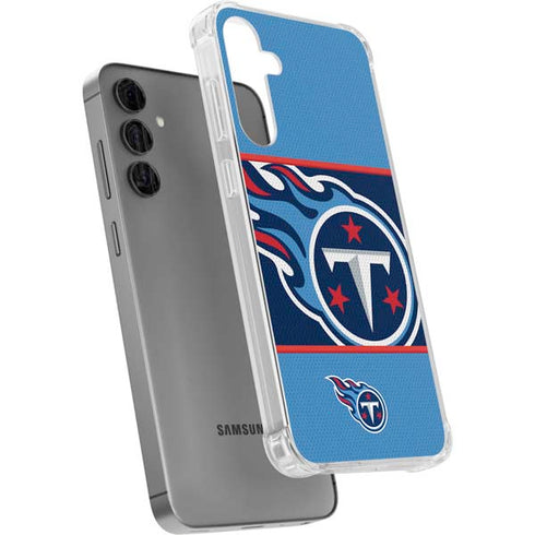 NFL Tennessee Titans Zone Block Galaxy S24 Plus Clear Case