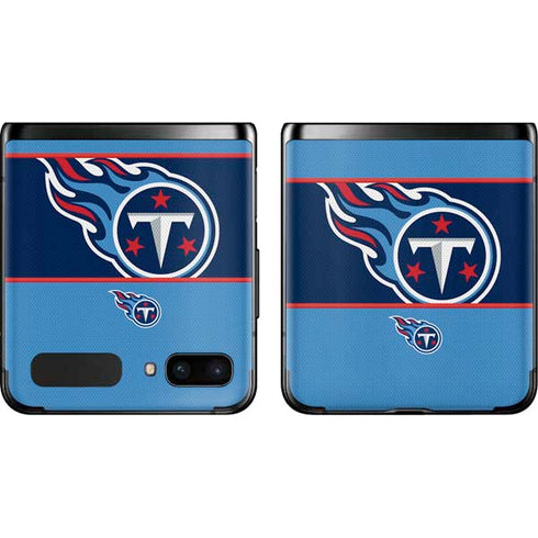 NFL Tennessee Titans Zone Block Galaxy Z Flip Skin