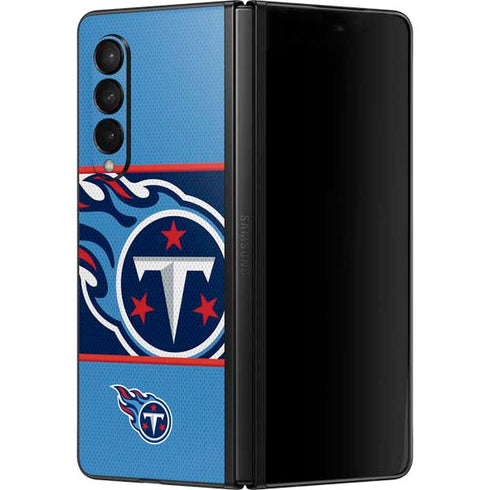 NFL Tennessee Titans Zone Block Galaxy Z Fold3 5G Skin
