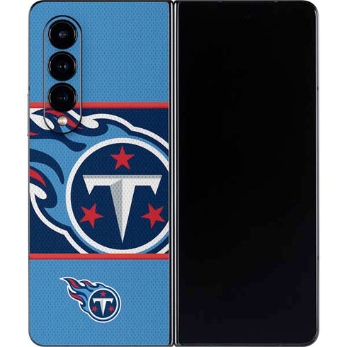 NFL Tennessee Titans Zone Block Galaxy Z Fold4 5G Skin