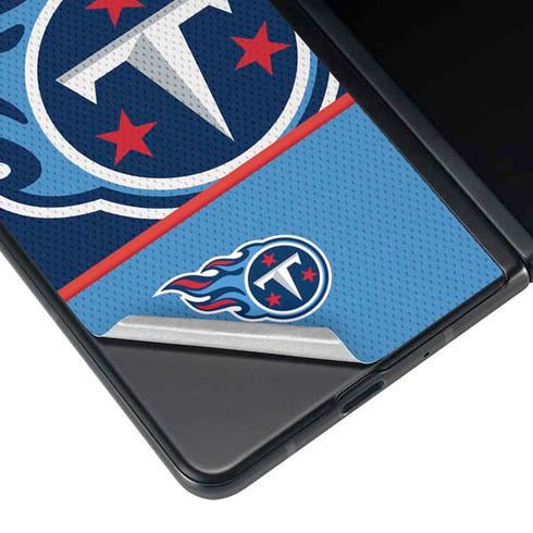 NFL Tennessee Titans Zone Block Galaxy Z Fold4 5G Skin