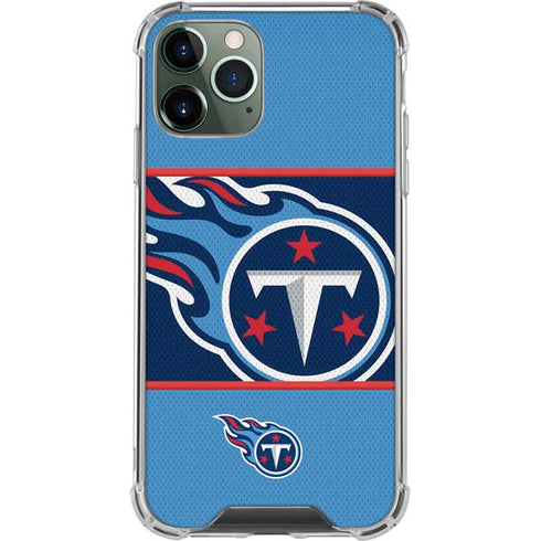 NFL Tennessee Titans Zone Block iPhone 11 Pro Max Clear Case