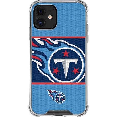 NFL Tennessee Titans Zone Block iPhone 12 Mini Clear Case