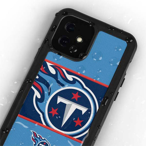 NFL Tennessee Titans Zone Block iPhone 12 Mini Waterproof Case