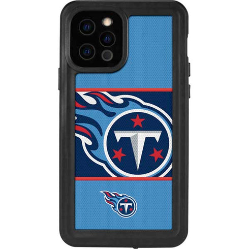 NFL Tennessee Titans Zone Block iPhone 12 Pro Waterproof Case