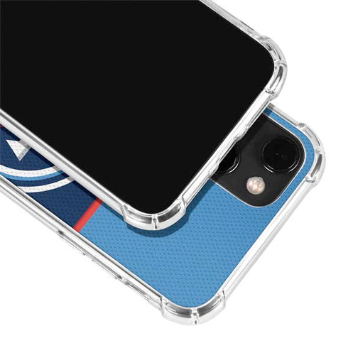 NFL Tennessee Titans Zone Block iPhone 13 Mini Clear Case