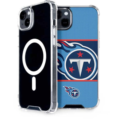 NFL Tennessee Titans Zone Block iPhone 15 Plus MagSafe Case