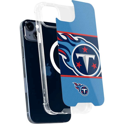 NFL Tennessee Titans Zone Block iPhone 15 Plus MagSafe Case