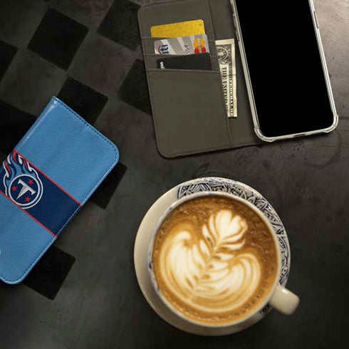 NFL Tennessee Titans Zone Block iPhone 14 Pro Folio Case
