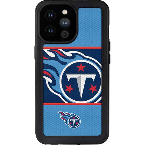 NFL Tennessee Titans Zone Block iPhone 14 Pro Max Waterproof Case