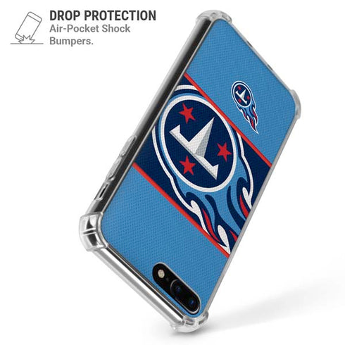 NFL Tennessee Titans Zone Block iPhone 7/8 Plus Clear Case