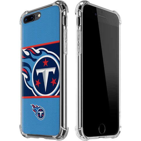NFL Tennessee Titans Zone Block iPhone 7/8 Plus Clear Case