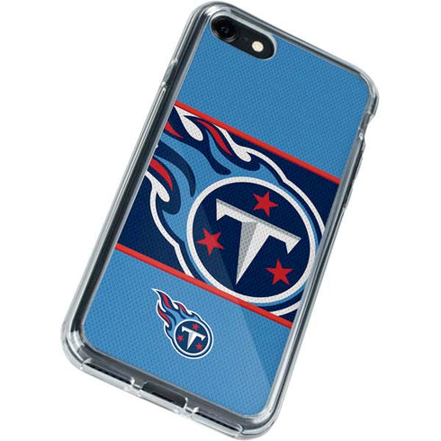 NFL Tennessee Titans Zone Block iPhone SE (2nd & 3rd Gen) Clear Case
