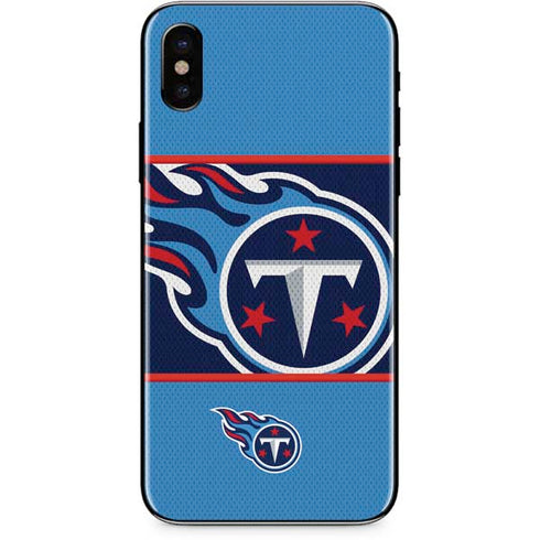 NFL Tennessee Titans Zone Block iPhone X Skin