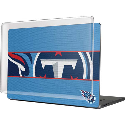 NFL Tennessee Titans Zone Block MacBook Pro 16in (2021-25) Case plus Skin