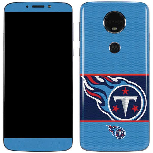 NFL Tennessee Titans Zone Block Moto E5 Plus Skin