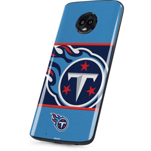 NFL Tennessee Titans Zone Block Moto G6 Skin