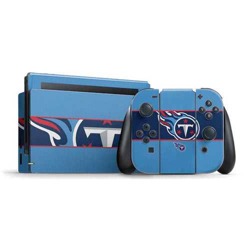 NFL Tennessee Titans Zone Block Nintendo Switch Bundle Skin