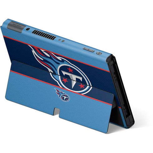 NFL Tennessee Titans Zone Block Nintendo Switch OLED (2021) Skin