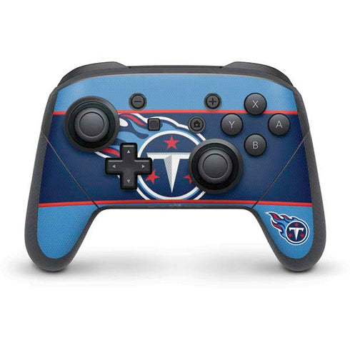 NFL Tennessee Titans Zone Block Nintendo Switch Pro Controller Skin