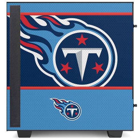 NFL Tennessee Titans Zone Block NZXT H510 Compact ATX Mid-Tower Case Skin