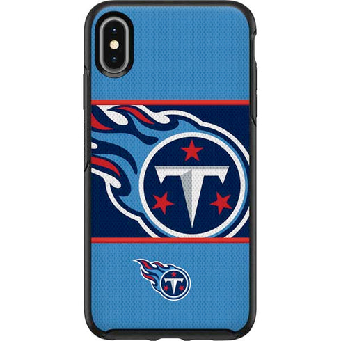 NFL Tennessee Titans Zone Block Otterbox Symmetry iPhone Skin