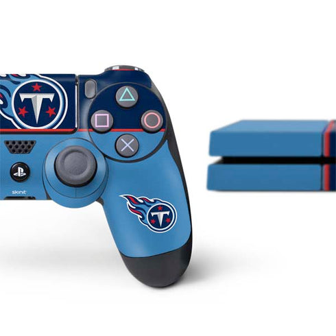 NFL Tennessee Titans Zone Block PS4 Console and Controller Bundle Skin