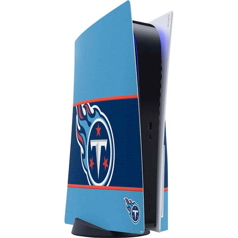 NFL Tennessee Titans Zone Block PS5 Console Skin