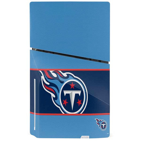 NFL Tennessee Titans Zone Block PS5 Slim Disk Console Skin