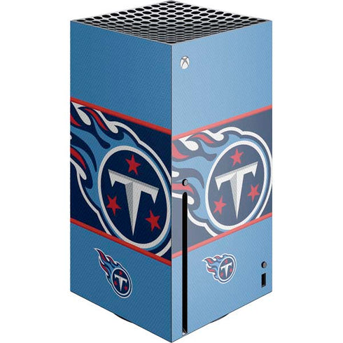 NFL Tennessee Titans Zone Block Xbox Series X Console Skin