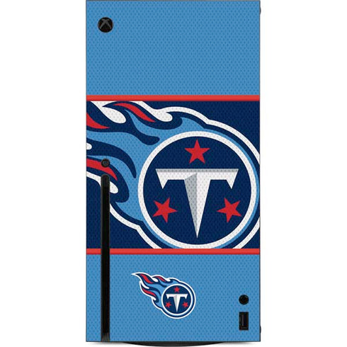 NFL Tennessee Titans Zone Block Xbox Series X Console Skin