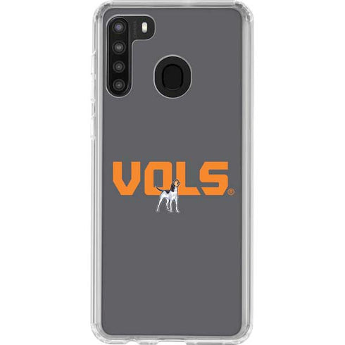 University of Tennessee-Knoxville Vols Galaxy A21 Clear Case