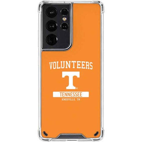 University of Tennessee-Knoxville Volunteers Galaxy S21 Ultra 5G Clear Case