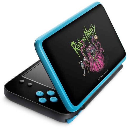 Adult Swim Rick and Morty Tentacle Attack Nintendo 2DS XL (2017) Skin