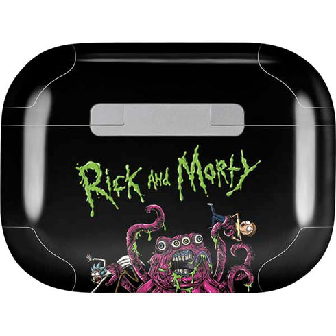 Adult Swim Rick and Morty Tentacle Attack AirPods Pro 2nd Gen Skin