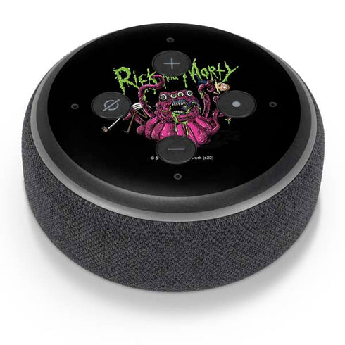 Adult Swim Rick and Morty Tentacle Attack Amazon Echo Dot Skin