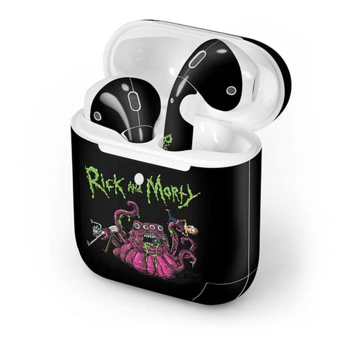 Adult Swim Rick and Morty Tentacle Attack Apple AirPods 2 Skin