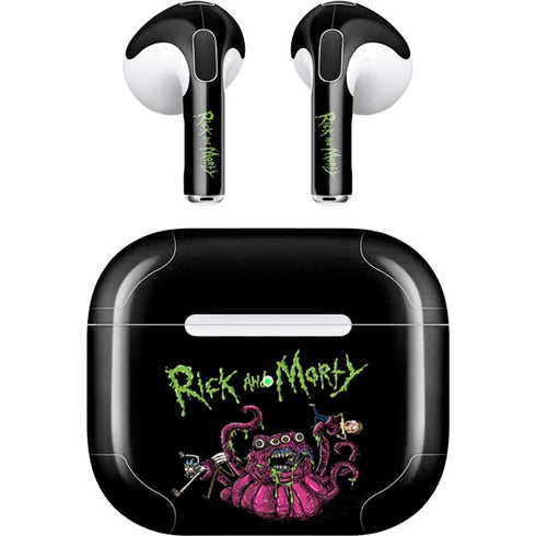 Adult Swim Rick and Morty Tentacle Attack Apple AirPods (3rd Gen 2021) Skin