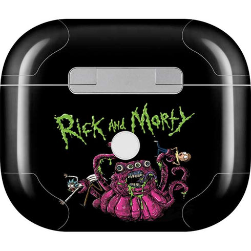 Adult Swim Rick and Morty Tentacle Attack Apple AirPods (3rd Gen 2021) Skin