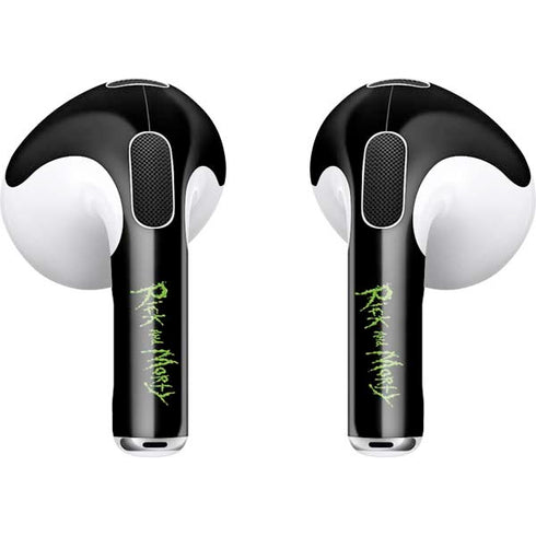 Adult Swim Rick and Morty Tentacle Attack Apple AirPods (3rd Gen 2021) Skin