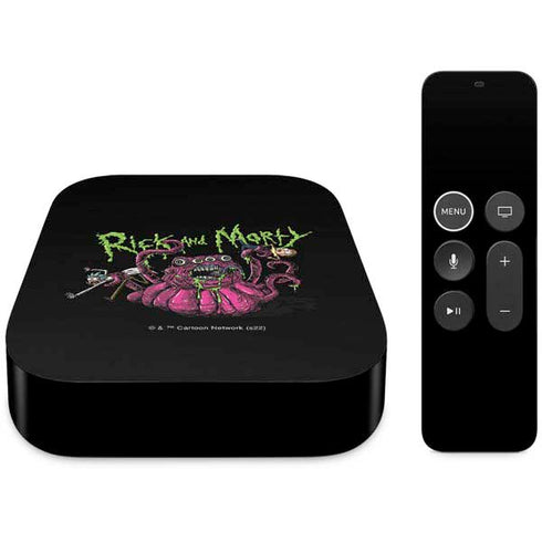 Adult Swim Rick and Morty Tentacle Attack Apple TV Skin