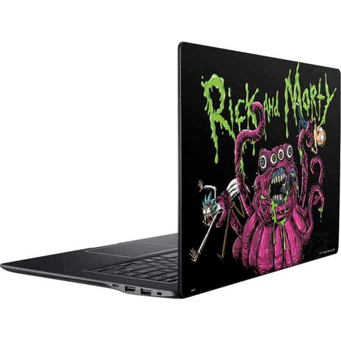 Adult Swim Rick and Morty Tentacle Attack Ativ Book 9 (15.6in 2014) Skin
