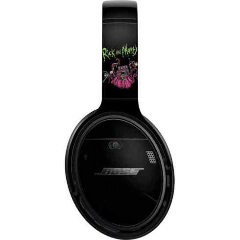 Adult Swim Rick and Morty Tentacle Attack Bose QuietComfort 35 II Headphones Skin