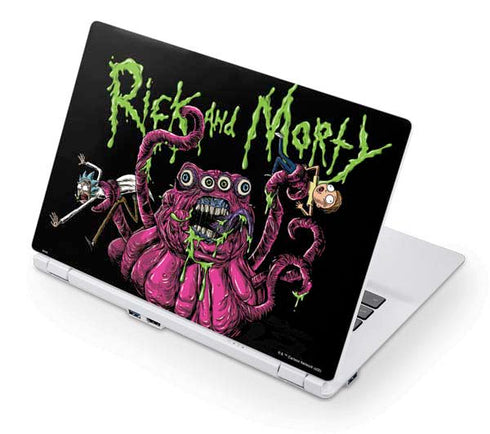 Adult Swim Rick and Morty Tentacle Attack Acer Chromebook Skin