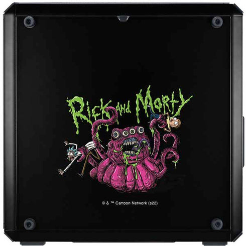 Adult Swim Rick and Morty Tentacle Attack Cooler Master MasterBox Q300L Mini Tower Skin