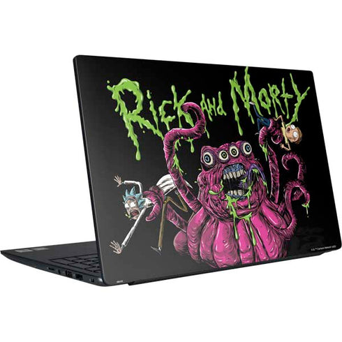 Adult Swim Rick and Morty Tentacle Attack Dell Vostro Skin