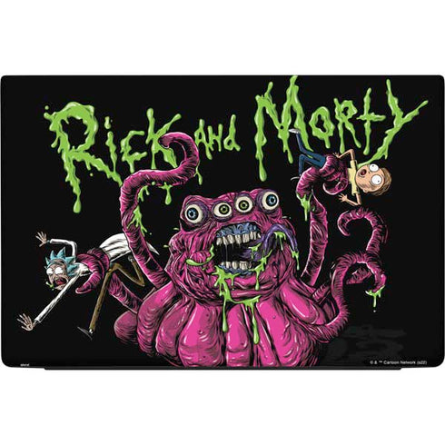Adult Swim Rick and Morty Tentacle Attack Dell Vostro Skin