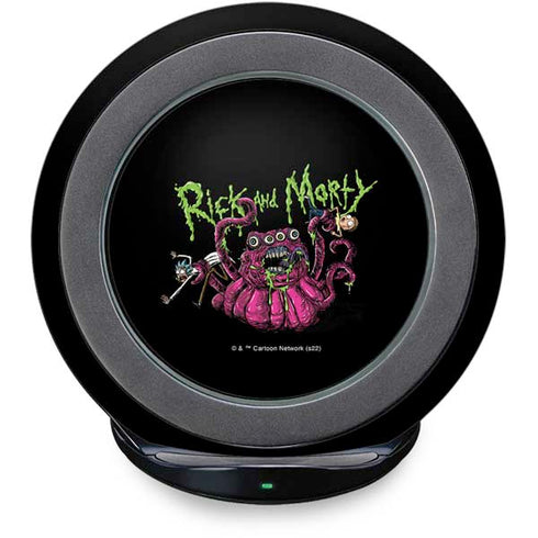 Adult Swim Rick and Morty Tentacle Attack Fast Charge Wireless Charging Stand Skin