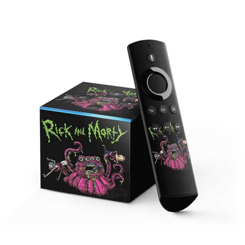 Adult Swim Rick and Morty Tentacle Attack Fire TV Cube Skin